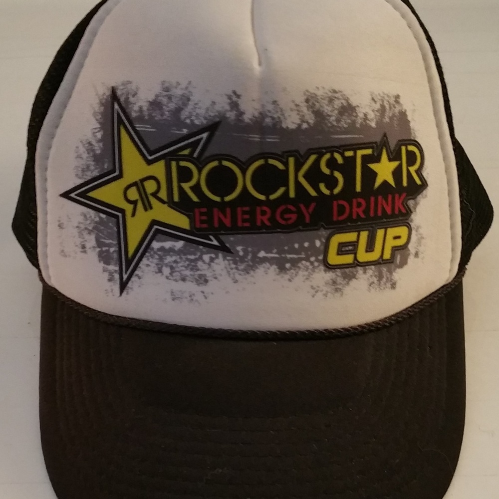 ROCKSTAR Energy Drink Cup Trucker Hat Cap